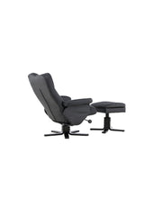 Sven Relaxsessel - schwarz/PU - Relaxsessel - ALVAHOME