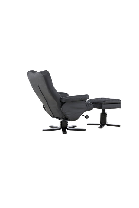 Sven Relaxsessel - schwarz/PU - Relaxsessel - ALVAHOME