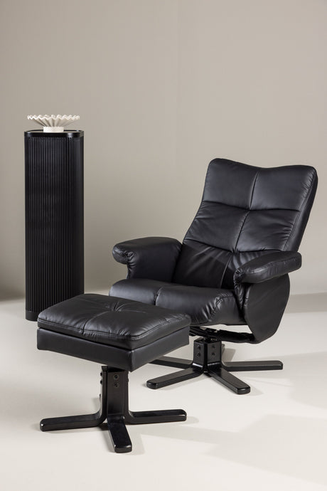 Sven Relaxsessel - schwarz/PU - Relaxsessel - ALVAHOME
