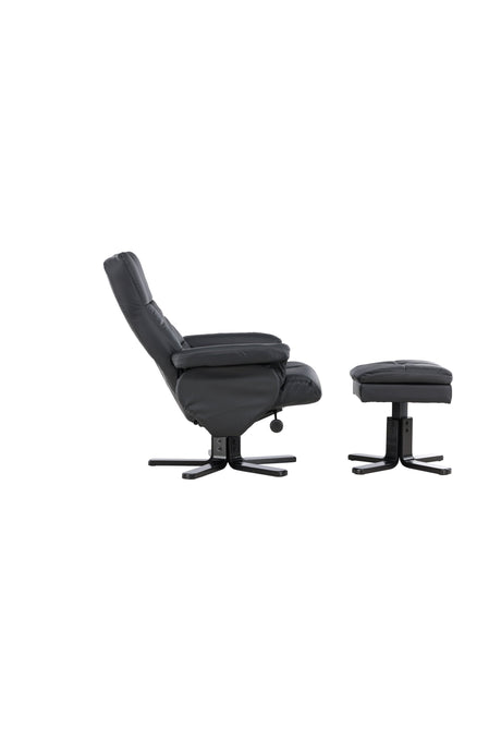 Sven Relaxsessel - schwarz/PU - Relaxsessel - ALVAHOME