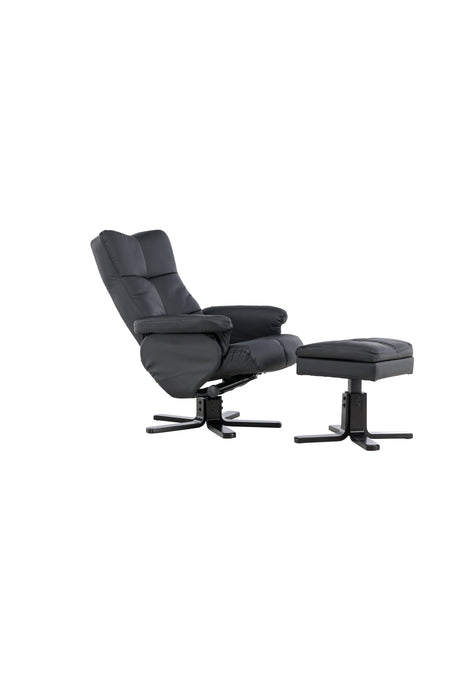 Sven Relaxsessel - schwarz/PU - Relaxsessel - ALVAHOME
