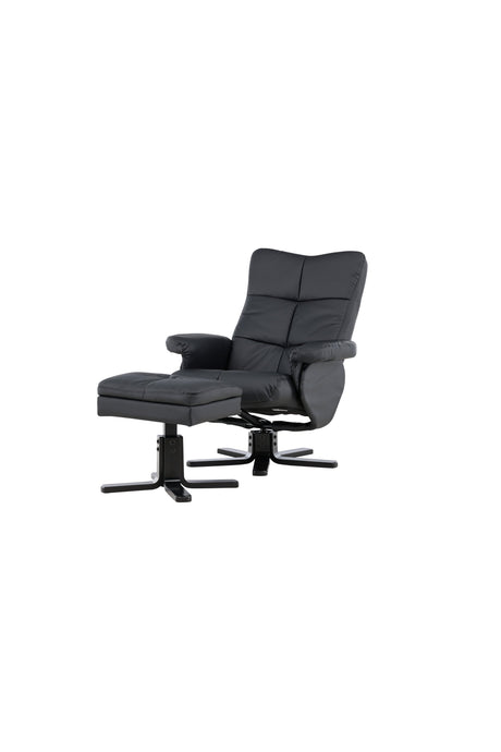 Sven Relaxsessel - schwarz/PU - Relaxsessel - ALVAHOME