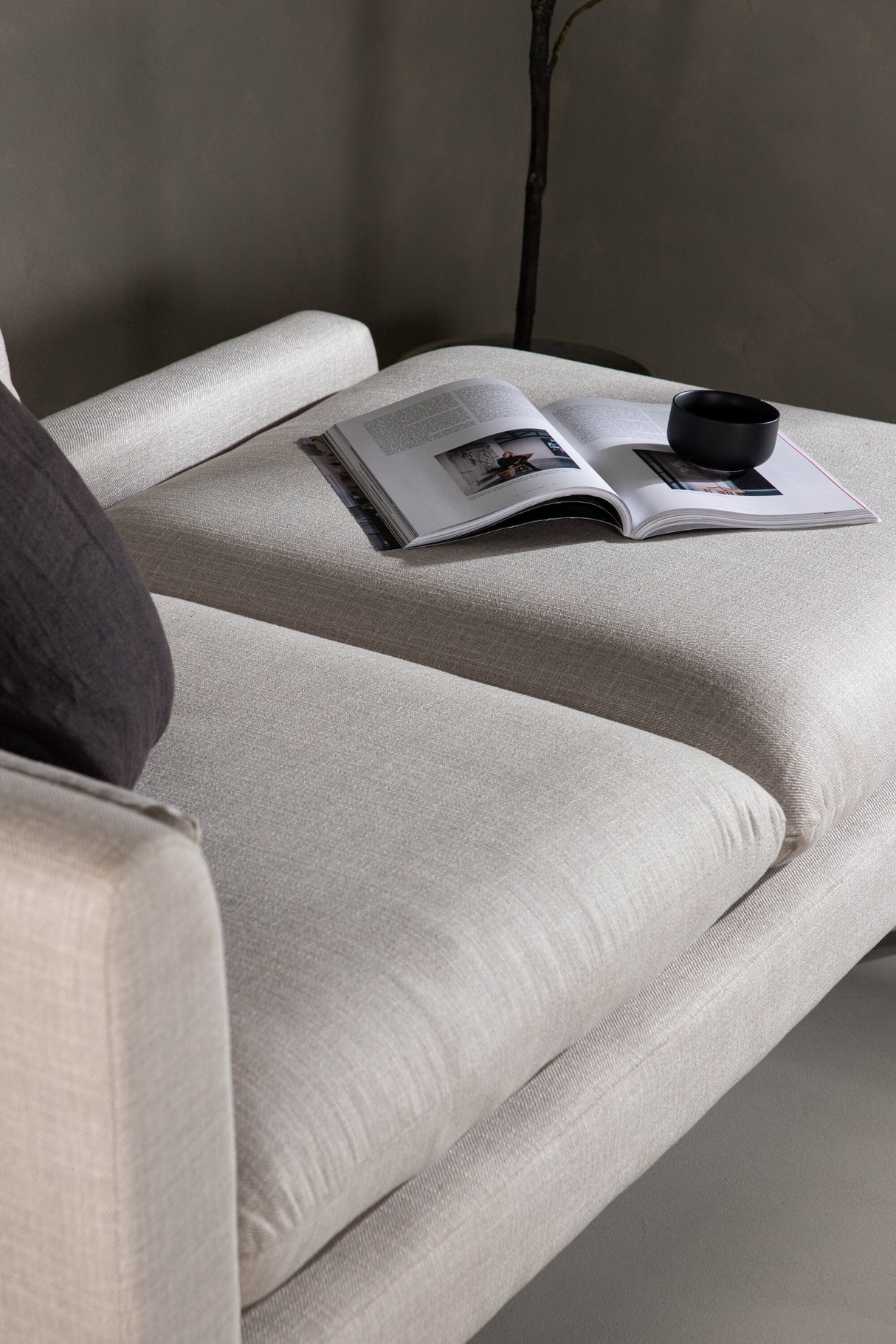 Tacoma 2 - Sitzer Sofa - beige/Polyester - Leinen - 2 - Sitzer Sofas - ALVAHOME