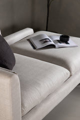 Tacoma 2 - Sitzer Sofa - beige/Polyester - Leinen - 2 - Sitzer Sofas - ALVAHOME