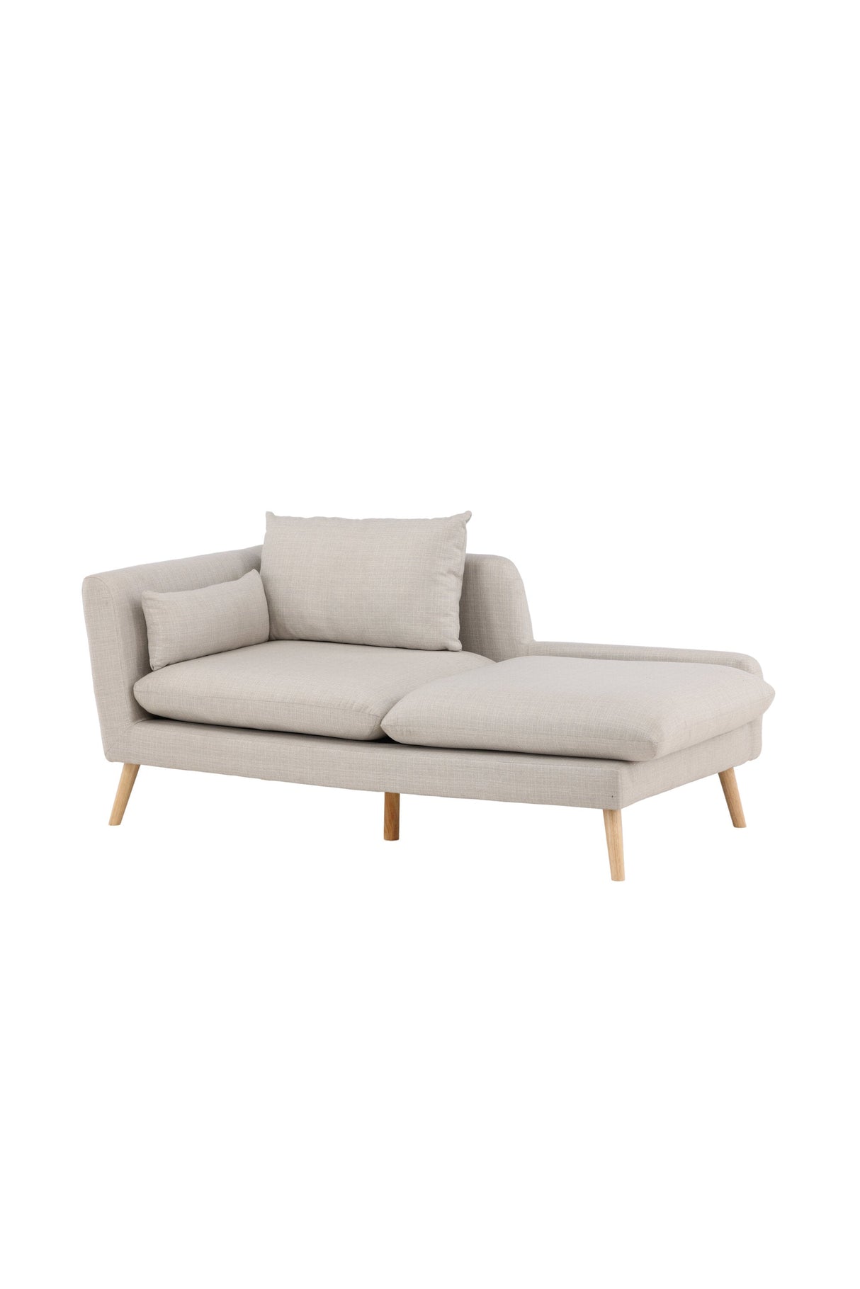 Tacoma 2 - Sitzer Sofa - beige/Polyester - Leinen - 2 - Sitzer Sofas - ALVAHOME
