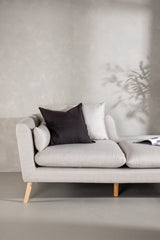 Tacoma 2 - Sitzer Sofa - beige/Polyester - Leinen - 2 - Sitzer Sofas - ALVAHOME