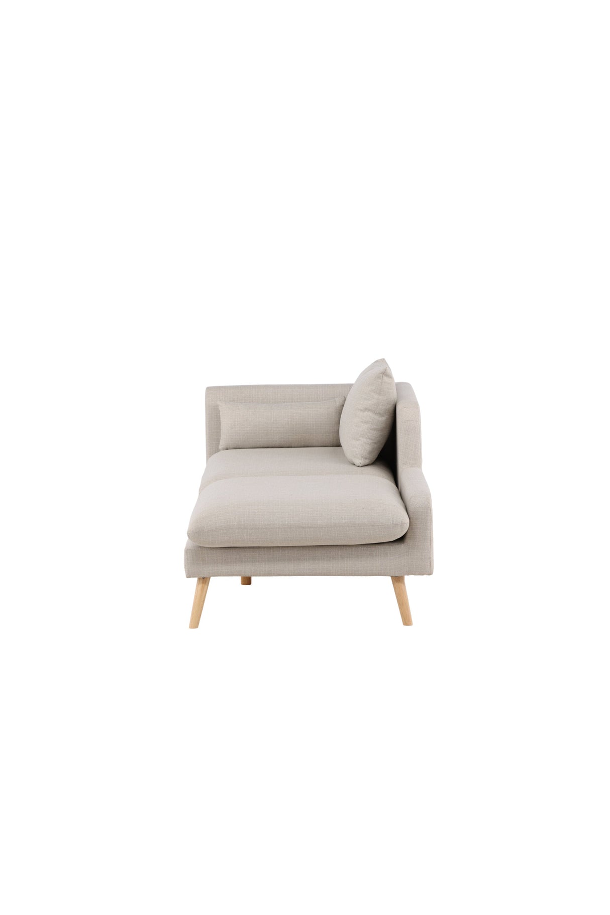 Tacoma 2 - Sitzer Sofa - beige/Polyester - Leinen - 2 - Sitzer Sofas - ALVAHOME