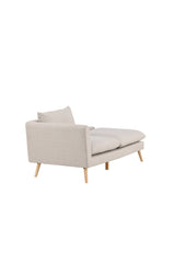 Tacoma 2 - Sitzer Sofa - beige/Polyester - Leinen - 2 - Sitzer Sofas - ALVAHOME