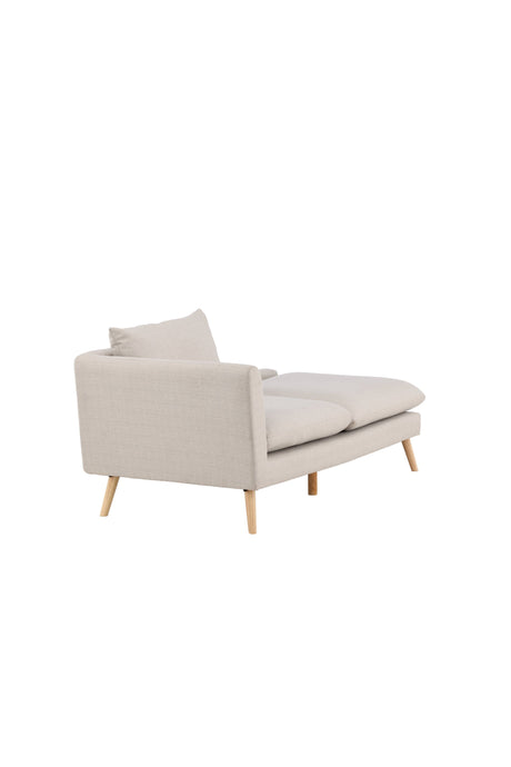 Tacoma 2 - Sitzer Sofa - beige/Polyester - Leinen - 2 - Sitzer Sofas - ALVAHOME