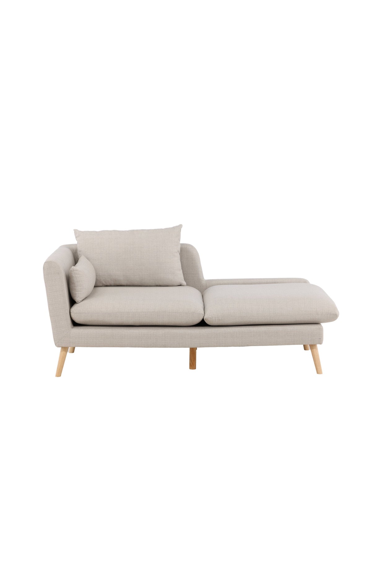 Tacoma 2 - Sitzer Sofa - beige/Polyester - Leinen - 2 - Sitzer Sofas - ALVAHOME