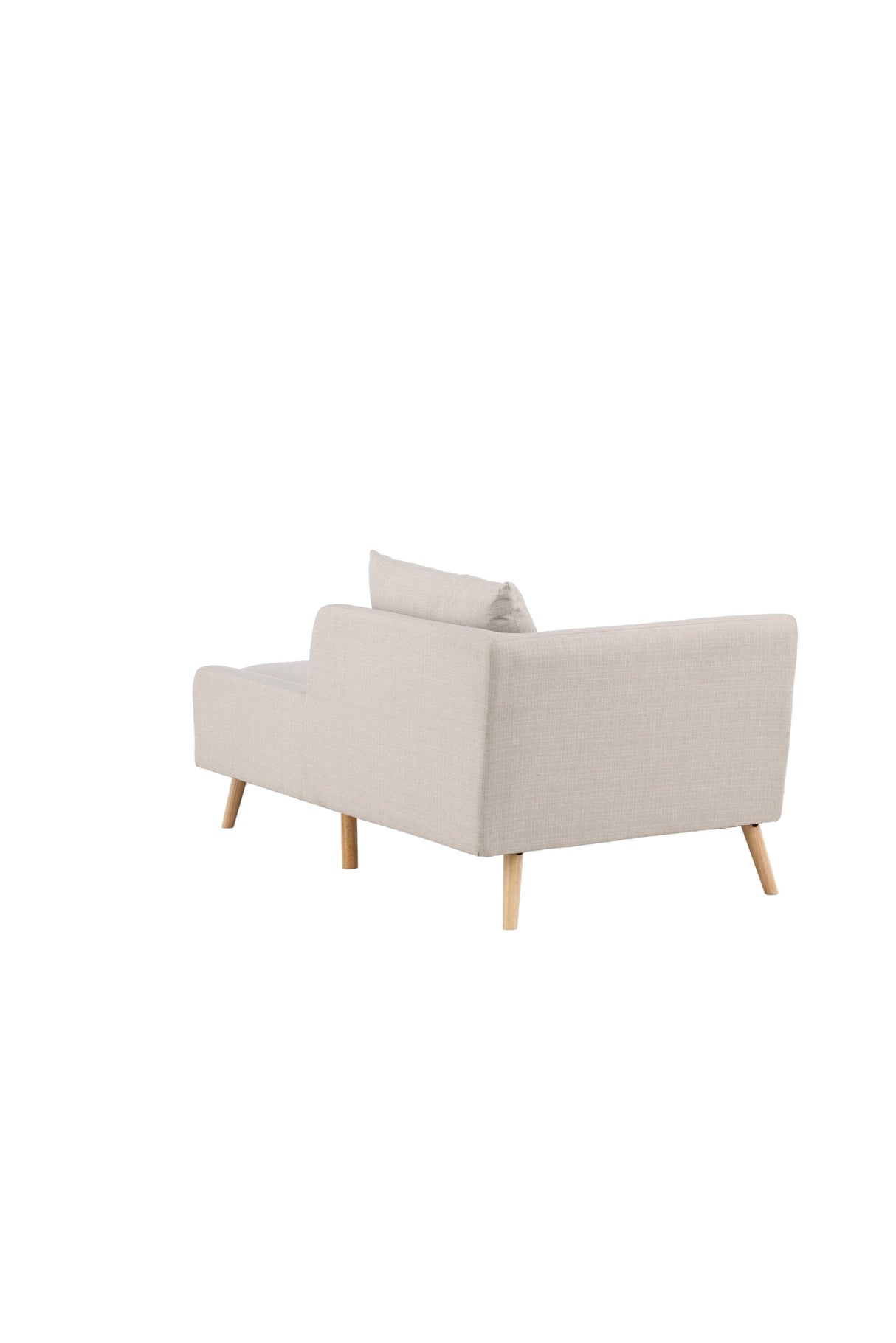Tacoma 2 - Sitzer Sofa - beige/Polyester - Leinen - 2 - Sitzer Sofas - ALVAHOME