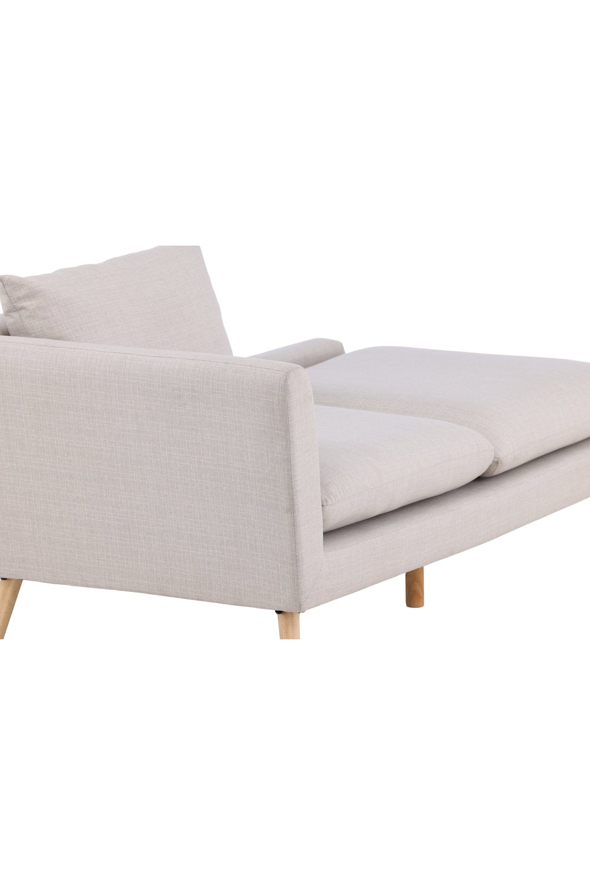 Tacoma 2 - Sitzer Sofa - beige/Polyester - Leinen - 2 - Sitzer Sofas - ALVAHOME