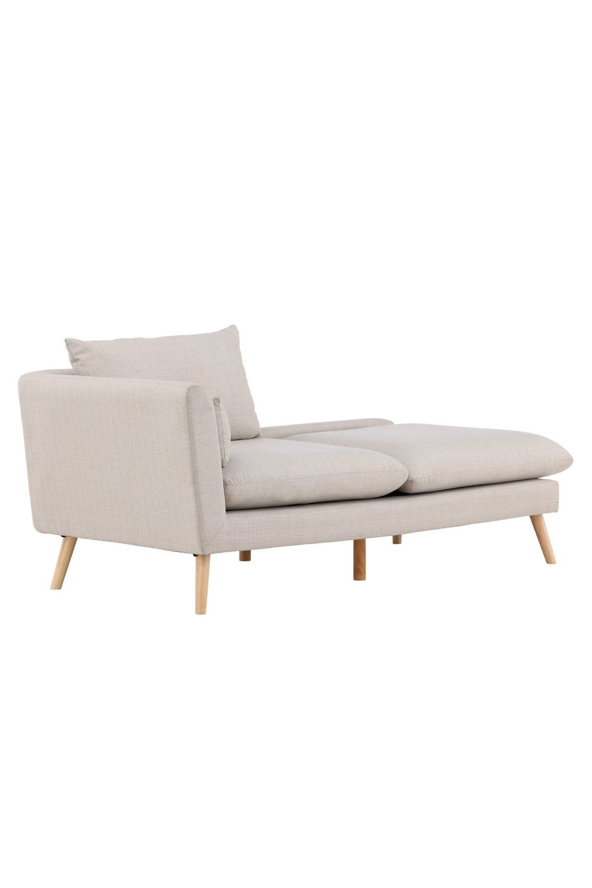 Tacoma 2 - Sitzer Sofa - beige/Polyester - Leinen - 2 - Sitzer Sofas - ALVAHOME