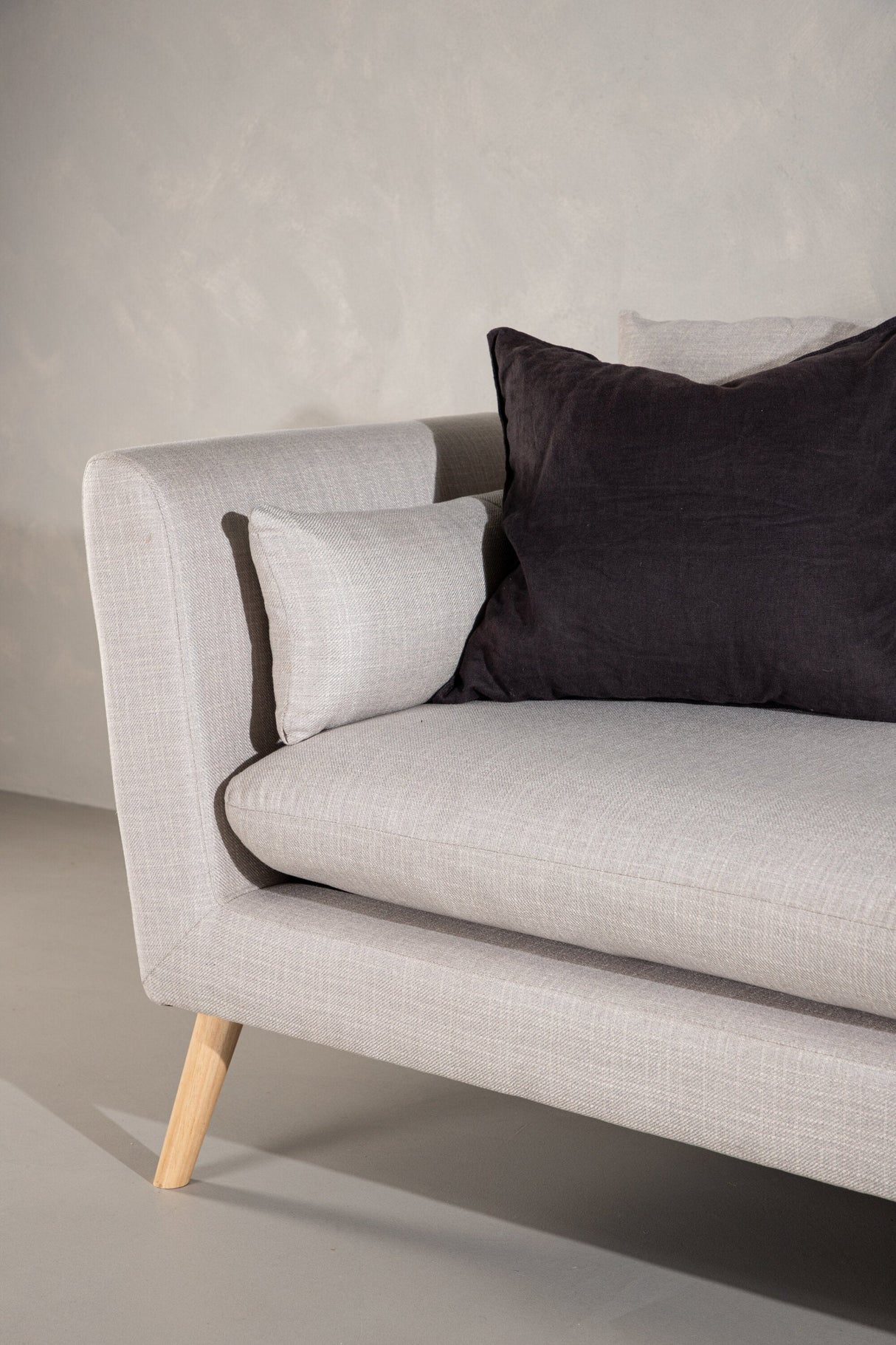 Tacoma 2 - Sitzer Sofa - beige/Polyester - Leinen - 2 - Sitzer Sofas - ALVAHOME