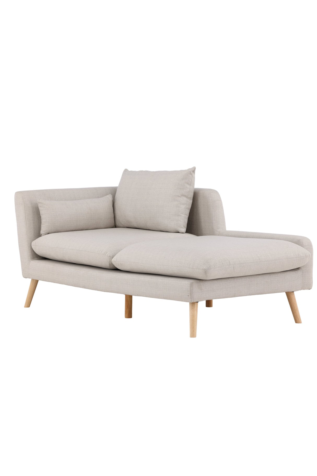 Tacoma 2 - Sitzer Sofa - beige/Polyester - Leinen - 2 - Sitzer Sofas - ALVAHOME