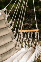 Tapaz Veranda - Schaukel - weiß/Polyester - Veranda - Schaukeln - ALVAHOME