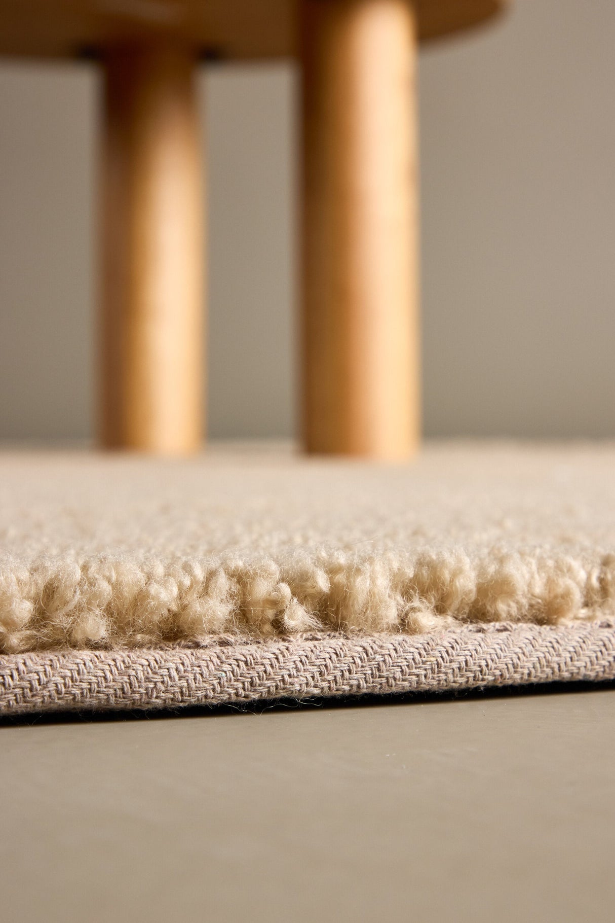 Teddy Wohnzimmerteppich - beige/Polyester - Wohnzimmerteppiche - ALVAHOME