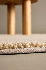 Teddy Wohnzimmerteppich - beige/Polyester - Wohnzimmerteppiche - ALVAHOME