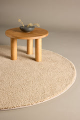 Teddy Wohnzimmerteppich - beige/Polyester - Wohnzimmerteppiche - ALVAHOME