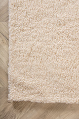 Teddy Wohnzimmerteppich - weiß/Polyester - Wohnzimmerteppiche - ALVAHOME