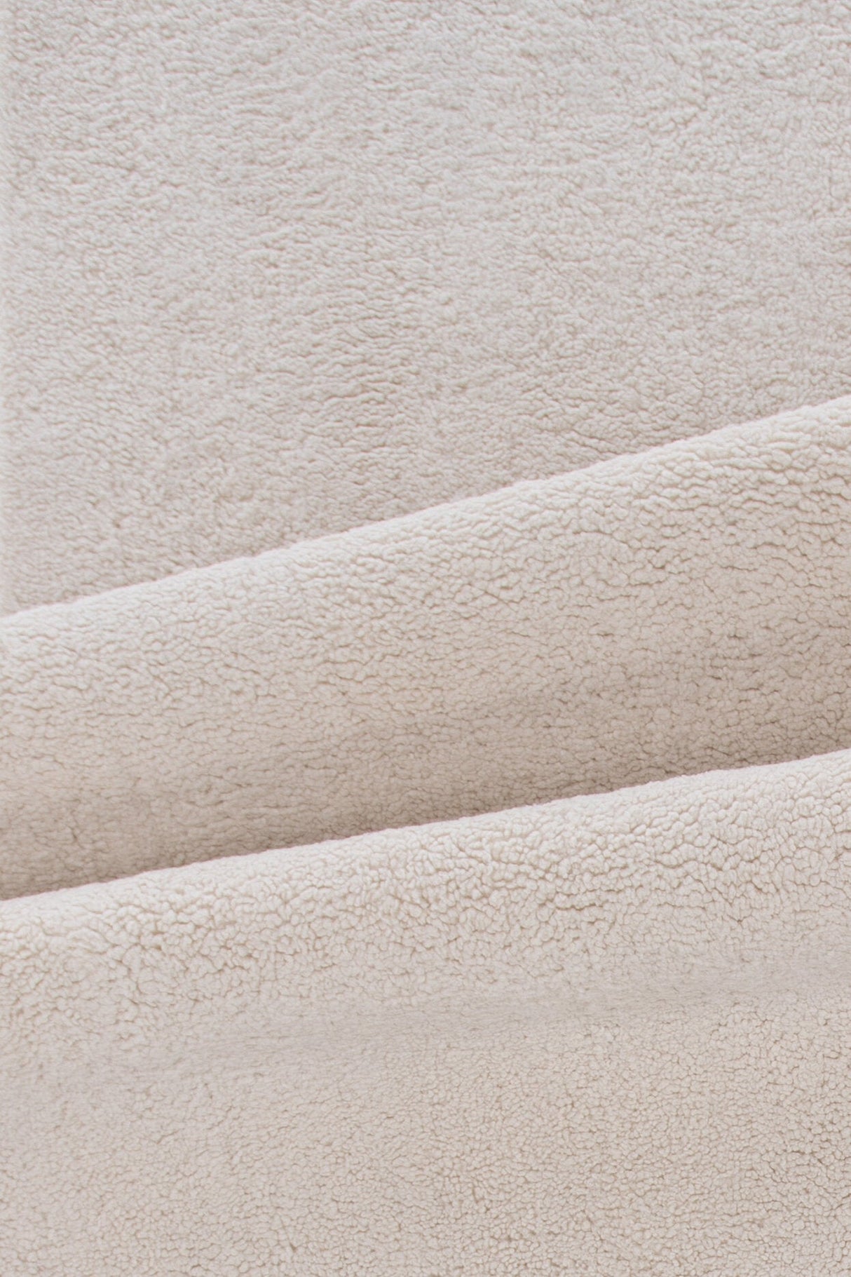 Teddy Wohnzimmerteppich - weiß/Polyester - Wohnzimmerteppiche - ALVAHOME