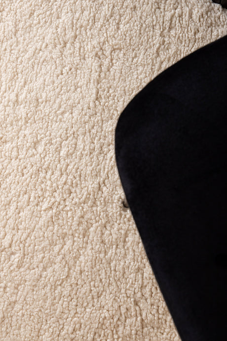 Teddy Wohnzimmerteppich - weiß/Polyester - Wohnzimmerteppiche - ALVAHOME