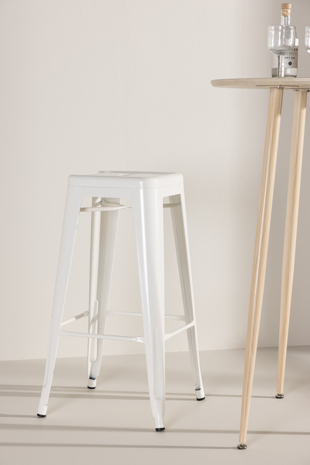 Tempe Barhocker - beige/Stahl - Barhocker - ALVAHOME