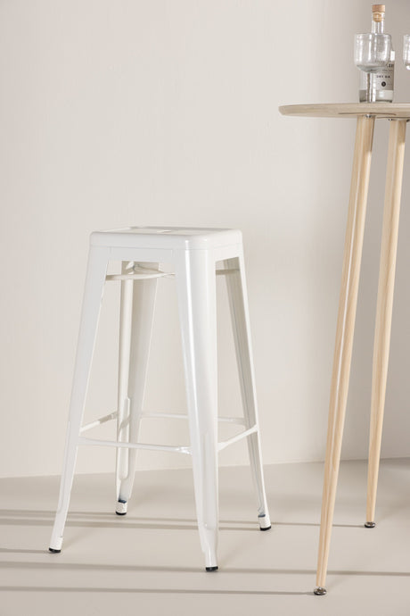 Tempe Barhocker - beige/Stahl - Barhocker - ALVAHOME