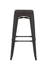 Tempe Barhocker - dunkelgrau/Stahl - Barhocker - ALVAHOME