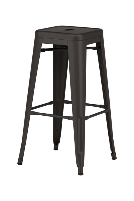 Tempe Barhocker - dunkelgrau/Stahl - Barhocker - ALVAHOME