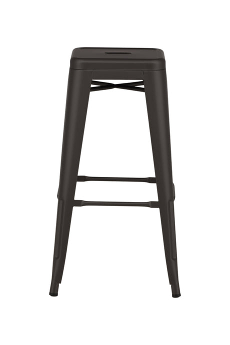 Tempe Barhocker - dunkelgrau/Stahl - Barhocker - ALVAHOME