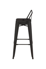 Tempe Barhocker - schwarz/Stahl - Barhocker - ALVAHOME