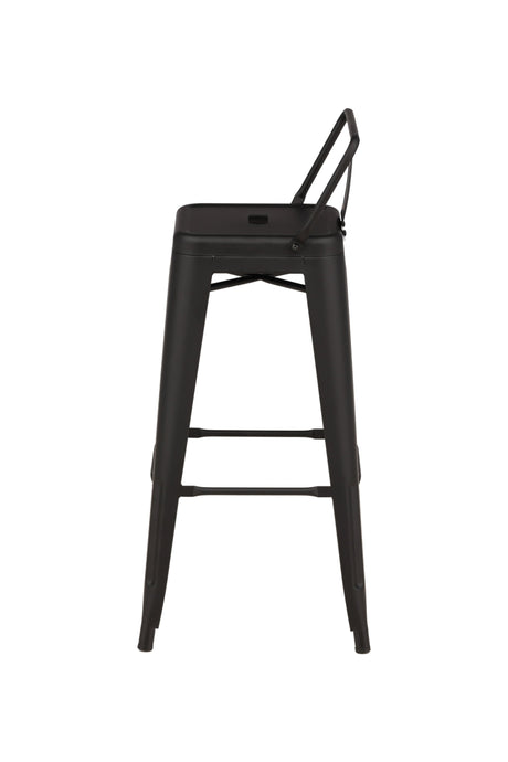 Tempe Barhocker - schwarz/Stahl - Barhocker - ALVAHOME