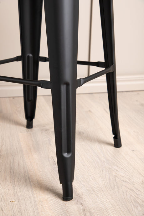Tempe Barhocker - schwarz/Stahl - Barhocker - ALVAHOME