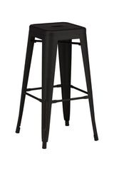 Tempe Barhocker - schwarz/Stahl - Barhocker - ALVAHOME