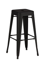 Tempe Barhocker - schwarz/Stahl - Barhocker - ALVAHOME