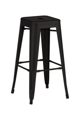 Tempe Barhocker - schwarz/Stahl - Barhocker - ALVAHOME