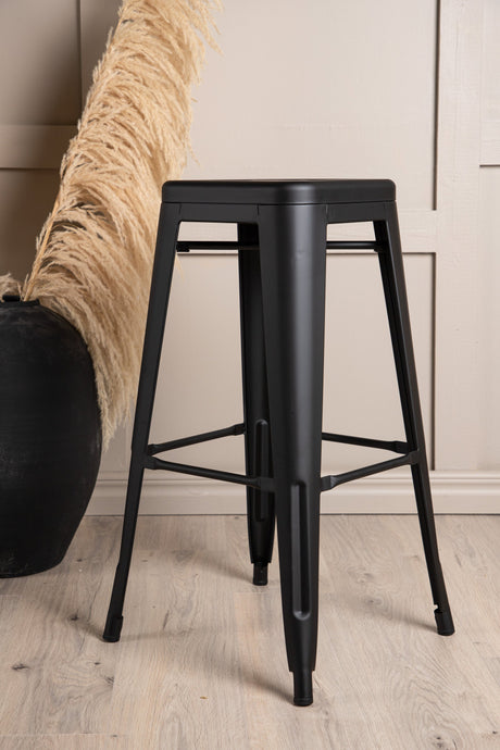Tempe Barhocker - schwarz/Stahl - Barhocker - ALVAHOME