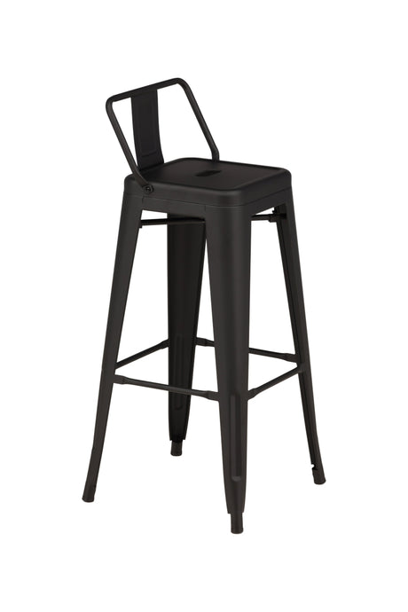 Tempe Barhocker - schwarz/Stahl - Barhocker - ALVAHOME