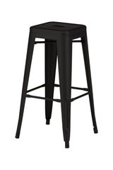 Tempe Barhocker - schwarz/Stahl - Barhocker - ALVAHOME