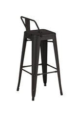 Tempe Barhocker - schwarz/Stahl - Barhocker - ALVAHOME