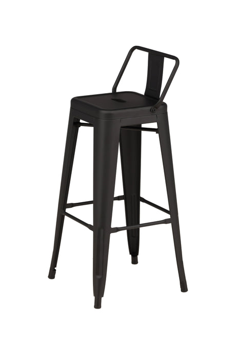 Tempe Barhocker - schwarz/Stahl - Barhocker - ALVAHOME