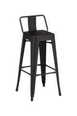 Tempe Barhocker - schwarz/Stahl - Barhocker - ALVAHOME