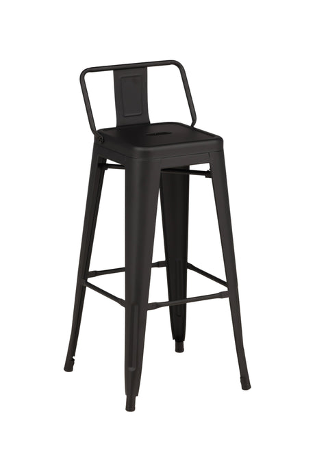 Tempe Barhocker - schwarz/Stahl - Barhocker - ALVAHOME