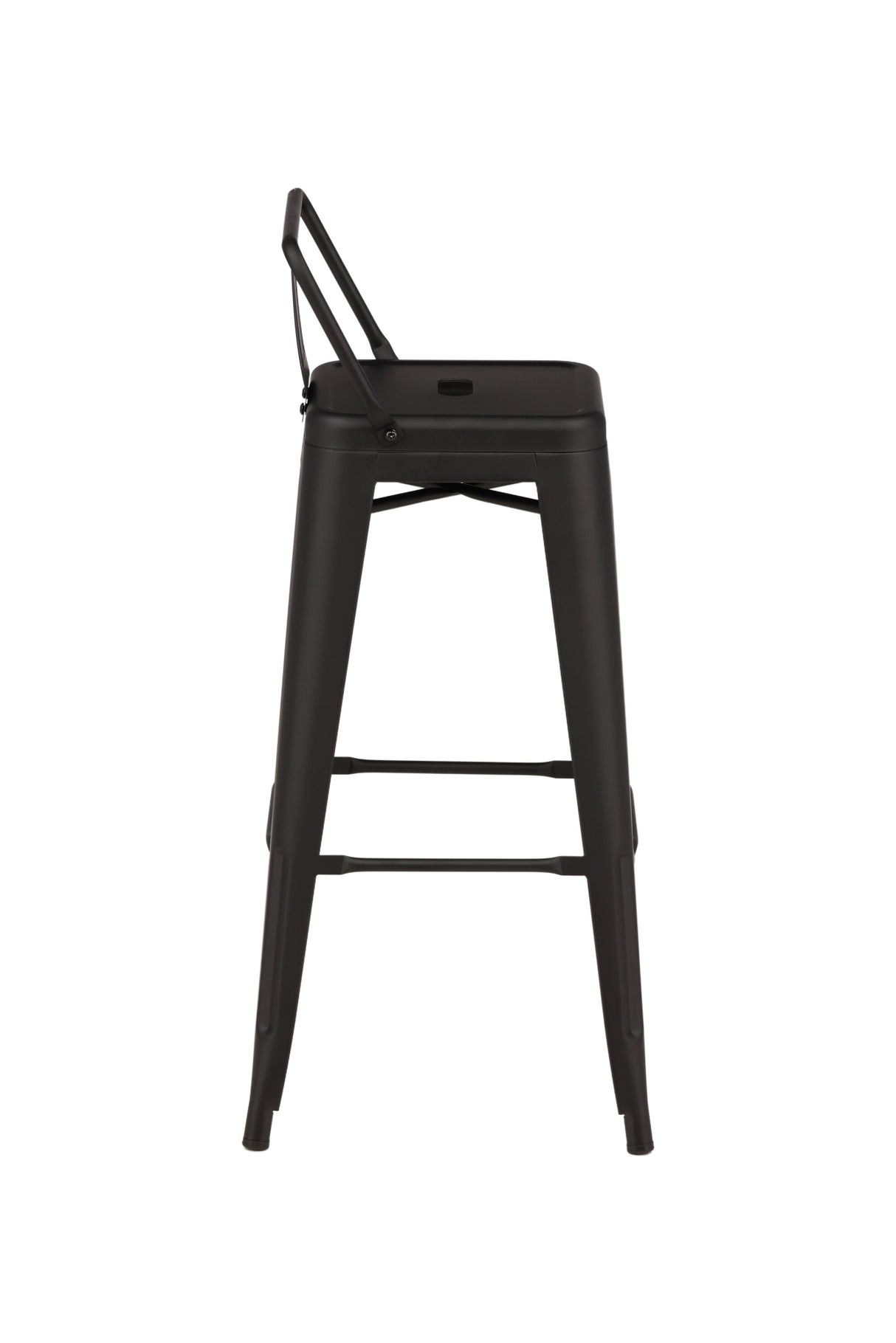 Tempe Barhocker - schwarz/Stahl - Barhocker - ALVAHOME