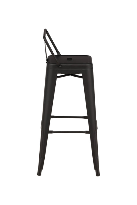 Tempe Barhocker - schwarz/Stahl - Barhocker - ALVAHOME