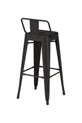 Tempe Barhocker - schwarz/Stahl - Barhocker - ALVAHOME