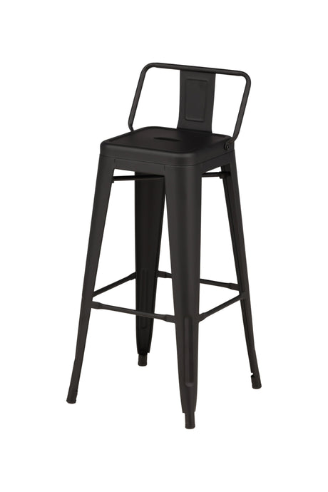 Tempe Barhocker - schwarz/Stahl - Barhocker - ALVAHOME