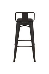 Tempe Barhocker - schwarz/Stahl - Barhocker - ALVAHOME