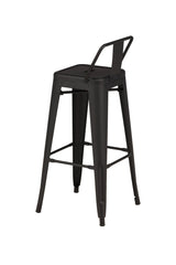 Tempe Barhocker - schwarz/Stahl - Barhocker - ALVAHOME